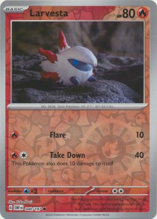 Larvesta - 040/197 - Common - Reverse Holo available at 401 Games Canada