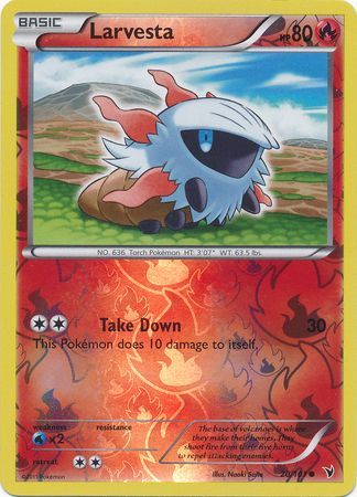 Larvesta - 20/101 - Common - Reverse Holo available at 401 Games Canada