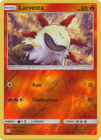 Larvesta - 34/236 - Uncommon - Reverse Holo available at 401 Games Canada