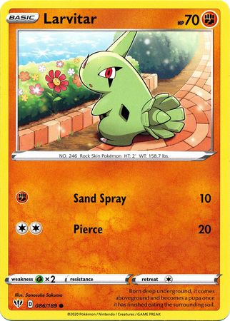 Larvitar - 086/189 - Common available at 401 Games Canada