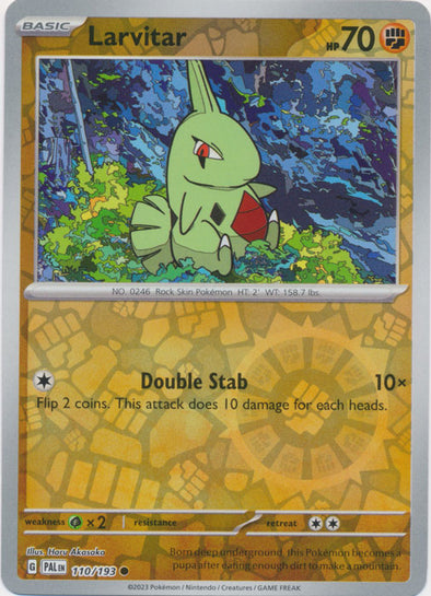 Larvitar - 110/193 - Common - Reverse Holo available at 401 Games Canada