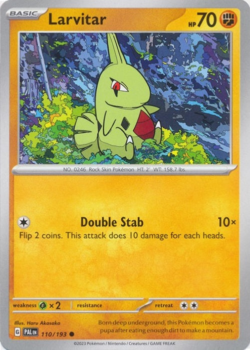 Larvitar - 110/193 - Common available at 401 Games Canada