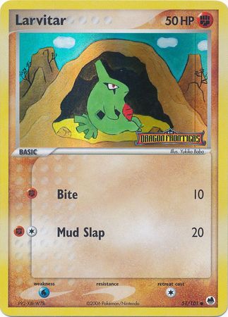 Larvitar - 51/101 - Common - Reverse Holo available at 401 Games Canada