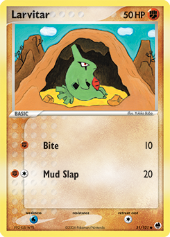 Larvitar - 51/101 - Common available at 401 Games Canada