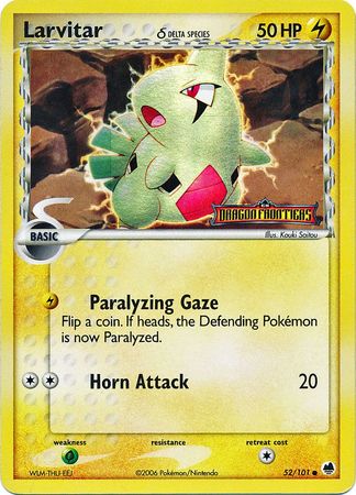 Larvitar - 52/101 - Common - Reverse Holo available at 401 Games Canada