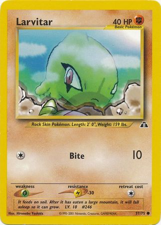 Larvitar - 57/75 - Common - Unlimited available at 401 Games Canada