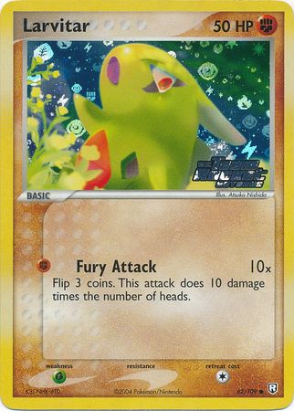 Larvitar - 62/109 - Common - Reverse Holo available at 401 Games Canada