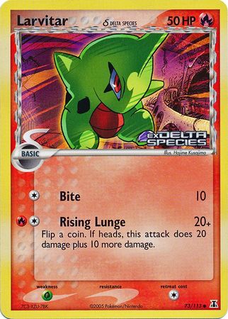 Larvitar - 73/113 - Common - Reverse Holo available at 401 Games Canada