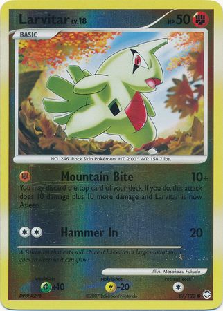 Larvitar - 87/123 - Common - Reverse Holo available at 401 Games Canada