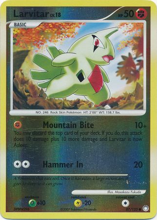Larvitar - 87/123 - Common - Reverse Holo available at 401 Games Canada