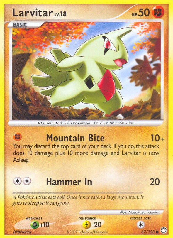 Larvitar - 87/123 - Common available at 401 Games Canada