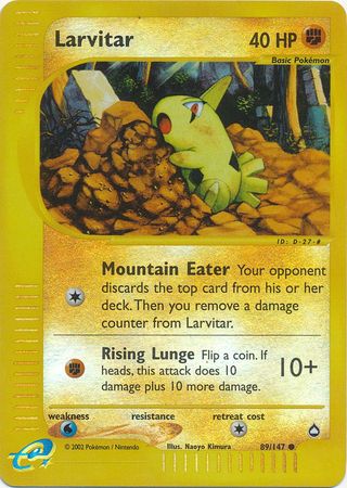 Larvitar - 89/147 - Common - Reverse Holo available at 401 Games Canada