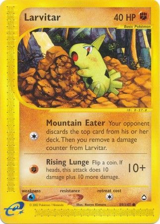 Larvitar - 89/147 - Common available at 401 Games Canada