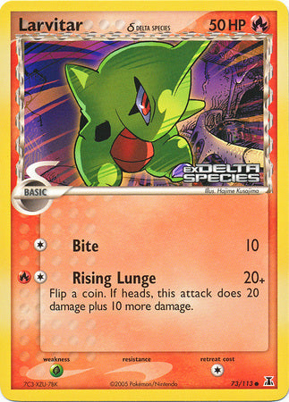 Larvitar (Delta Species) 73/113 - Promo (Ex Delta Species Logo) available at 401 Games Canada