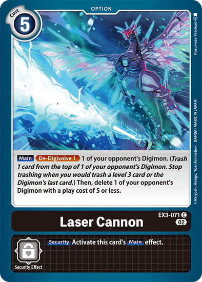 Laser Cannon - EX3-071 - Common available at 401 Games Canada