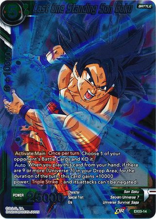 Last One Standing Son Goku - EX03-14 - Expansion Rare (Foil) available at 401 Games Canada