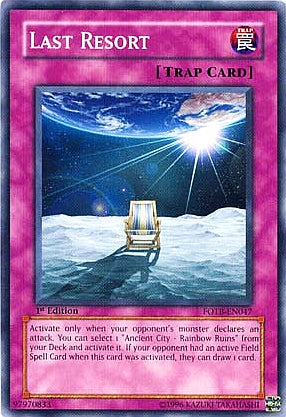 Last Resort - FOTB-EN047 - Common - 1st Edition available at 401 Games Canada