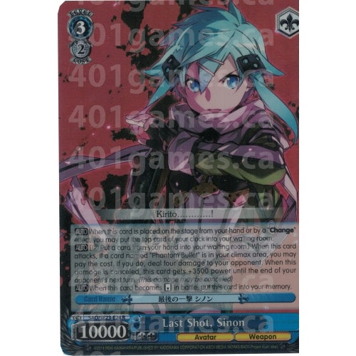 Last Shot, Sinon (Parallel Foil) available at 401 Games Canada