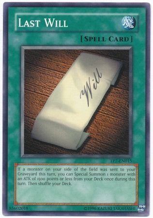 Last Will - TP7-EN015 - Common available at 401 Games Canada