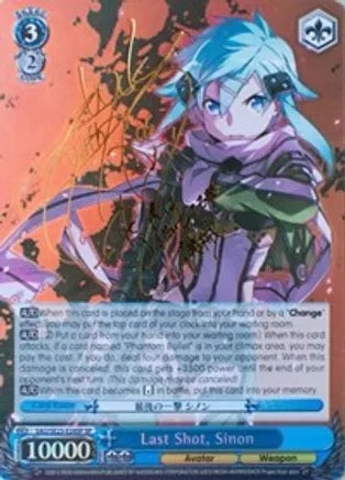 Last Shot, Sinon (Signed)