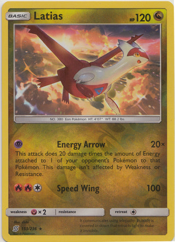 Latias - 153/236 - Rare - Reverse Holo available at 401 Games Canada