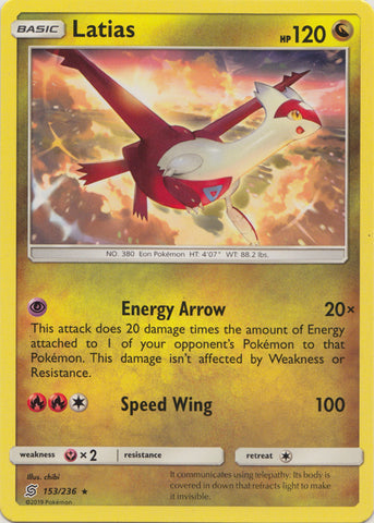 Latias - 153/236 - Rare available at 401 Games Canada