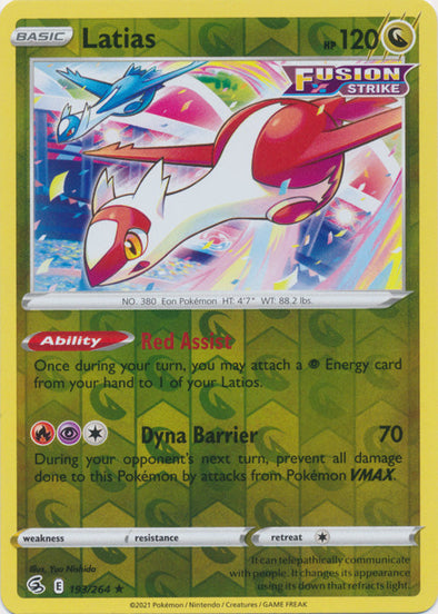 Latias - 193/264 - Rare - Reverse Holo available at 401 Games Canada