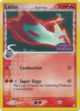 Latias - 21/110 - Rare - Reverse Holo available at 401 Games Canada