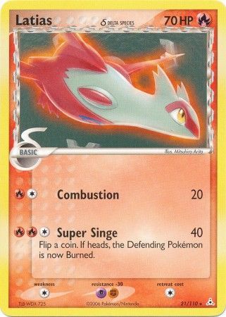 Latias - 21/110 - Rare available at 401 Games Canada