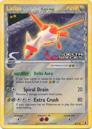 Latias - 8/113 - Holo Rare - Reverse Holo available at 401 Games Canada