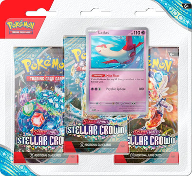 Pokemon - Scarlet and Violet - Stellar Crown - 3 Pack Blister - Latias