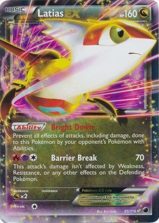 Latias EX - 85/116 - Ultra Rare available at 401 Games Canada