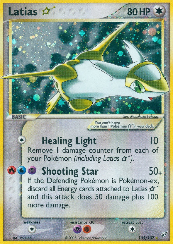 Latias Gold Star - 105/107 - Ultra Rare available at 401 Games Canada