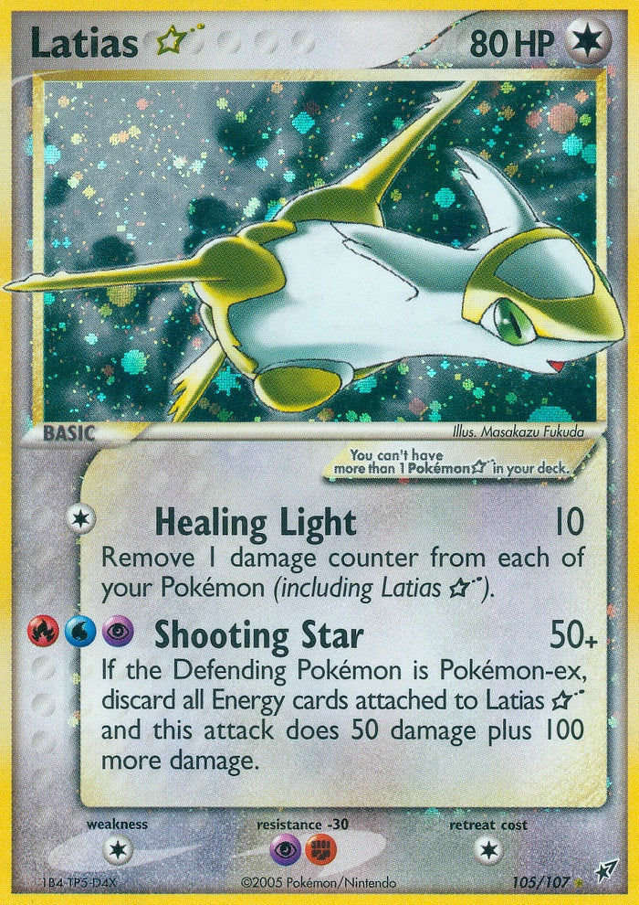 401 Games Canada - Latias Gold Star - 105/107 - Ultra Rare 401 Games Canada - Latias Gold Star - 105/107 - Ultra Rare