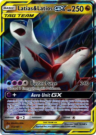 Latias & Latios GX - 113/181 - Ultra Rare available at 401 Games Canada