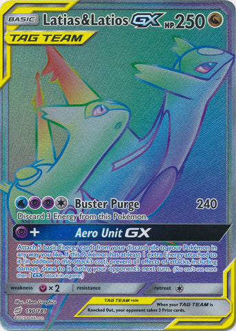 Latias & Latios GX - 190/181 - Hyper Rare available at 401 Games Canada