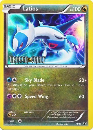 Latios - 10/20 - Holo Promo - Dragon Vault Stamp available at 401 Games Canada