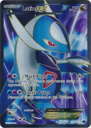 401 Games Canada - Latios EX - 113/116 - Full Art Ultra Rare 401 Games Canada - Latios EX - 113/116 - Full Art Ultra Rare