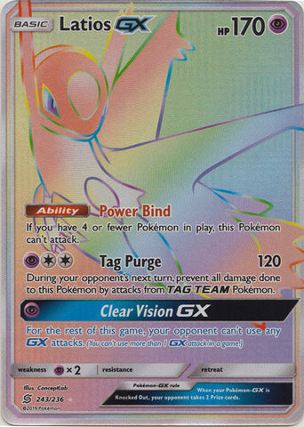 Latios GX - 243/236 - Hyper Rare available at 401 Games Canada