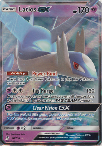 Latios GX - 78/236 - Ultra Rare available at 401 Games Canada