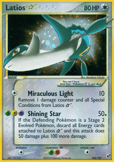 Latios Gold Star - 106/107 - Ultra Rare available at 401 Games Canada