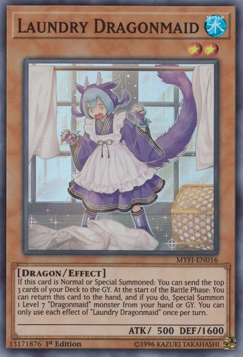 Laundry Dragonmaid - MYFI-EN016 - Super Rare - 1st Edition available at 401 Games Canada