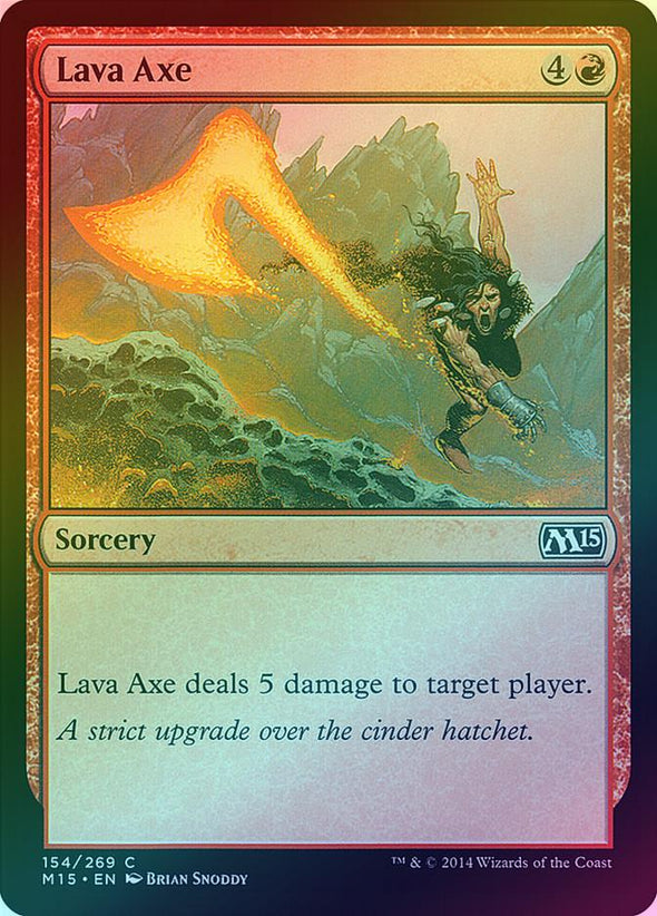Lava Axe (Foil) (M15) available at 401 Games Canada