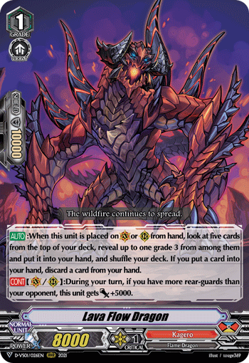 Lava Flow Dragon - D-VS01/026 - Triple Rare available at 401 Games Canada