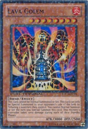 Lava Golem - DT03-EN006 - Super Parallel Rare available at 401 Games Canada