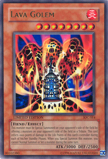 Lava Golem - IOC-SE4 - Ultra Rare - Limited Edition available at 401 Games Canada
