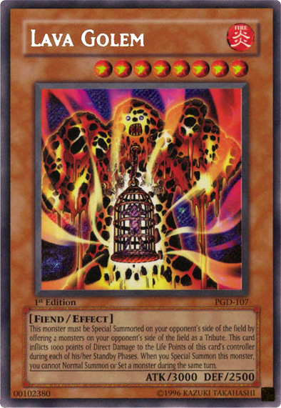 Lava Golem - PGD-107 - Secret Rare - 1st Edition available at 401 Games Canada