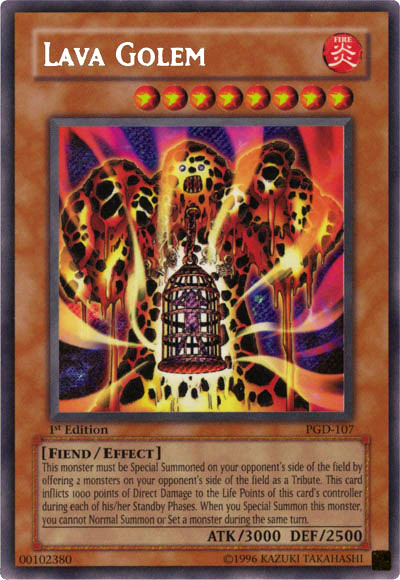 Lava Golem - PGD-107 - Secret Rare - 1st Edition available at 401 Games Canada