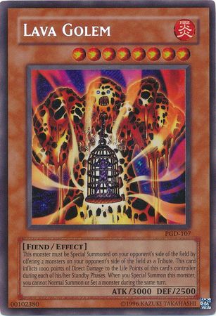 Lava Golem - PGD-107 - Secret Rare - Unlimited available at 401 Games Canada