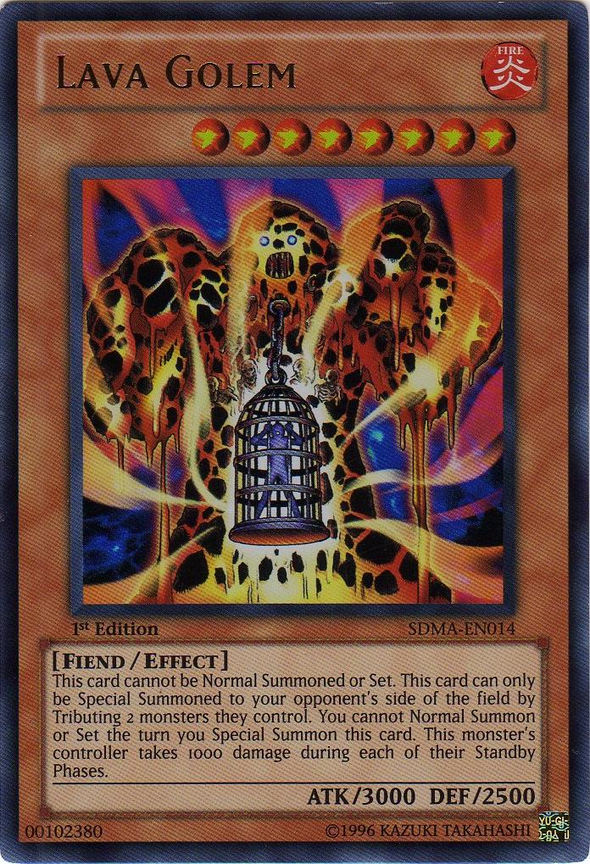 Lava Golem - SDMA-EN014 - Ultra Rare - 1st Edition available at 401 Games Canada